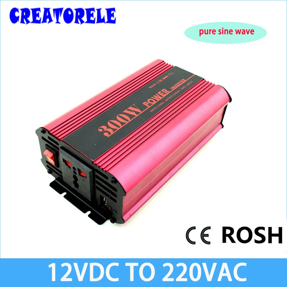 Инвертор синусоидальной волны преобразователь напряжения с 12 В на 220 постоянного