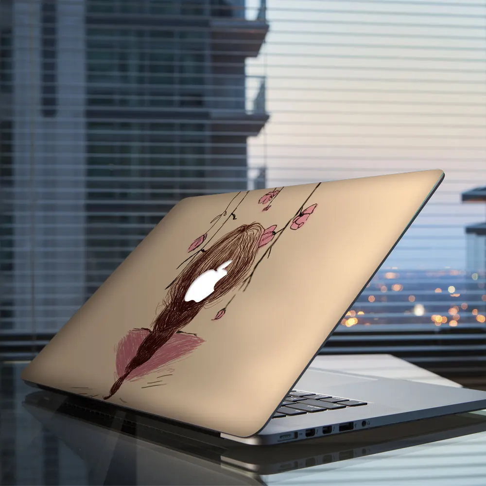 Виниловая наклейка на заднюю панель для девушек сделай сам MacBook Air Pro Retina 11 13 15