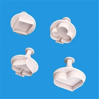 cookies stamp cutters biscuit moulds 3d plastic fondant cake molds plungers diy printing baking bakeware cake decoration tools