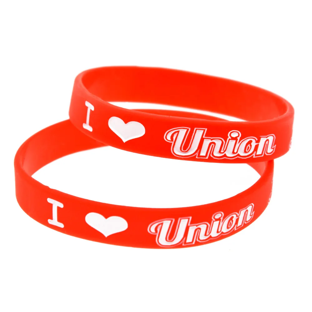 1 шт. силиконовый браслет с подписью члена команды Union J|Браслеты шармами| |