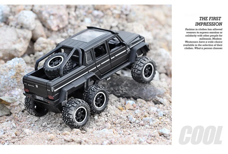 В коробке) Mercedes-Benz g63 G65 легкосплавная модель автомобиля Babs 6x6 моделирование SUV модель скутера