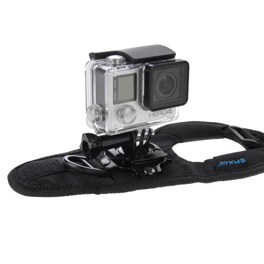 PULUZ вращающаяся на 360 градусов перчатка для крепления ремешка руку GoPro Hero 9 Black / Hero8