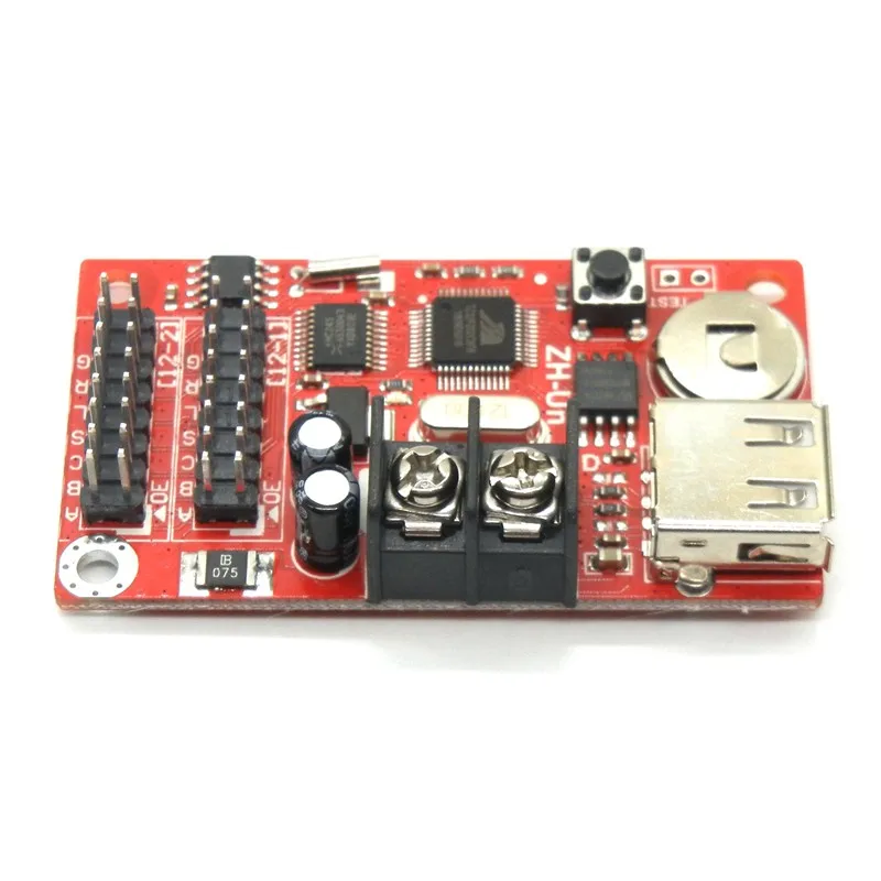 ZH-Un USB светодиодная контрольная карта 320*32 пикселей u-диск светодиодный контроллер для P10 рекламный светодиодный текстовый дисплей панель привода
