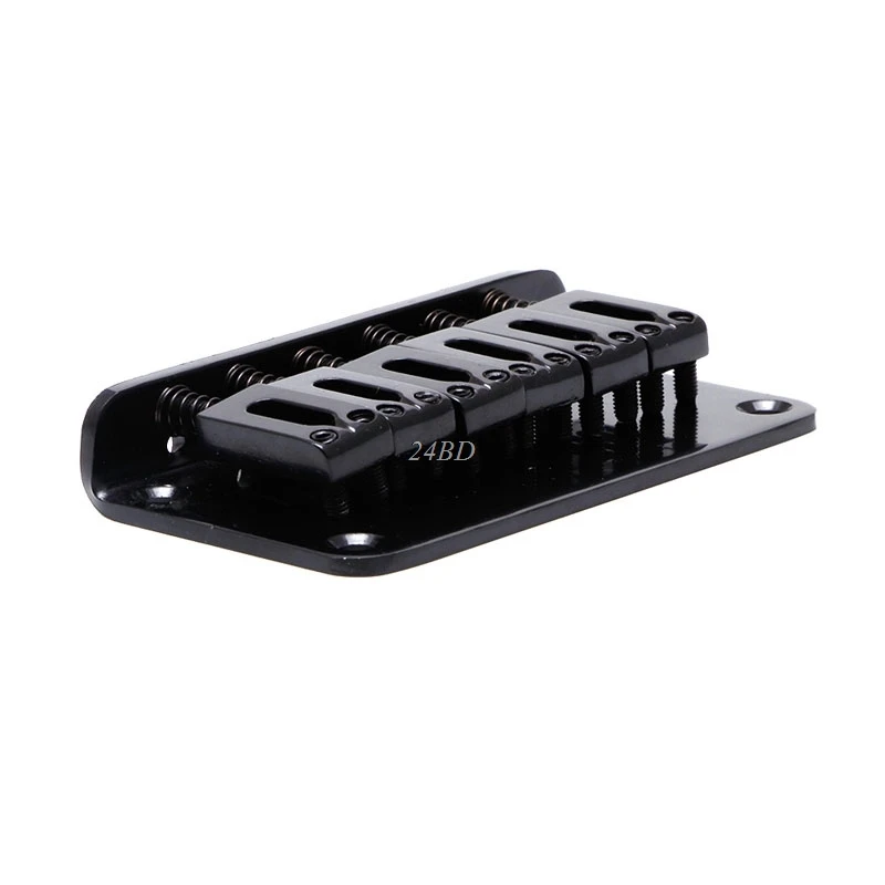 Guitar 6 String Metal Hardtail Bridge Black For Electric With Screws New | Спорт и развлечения
