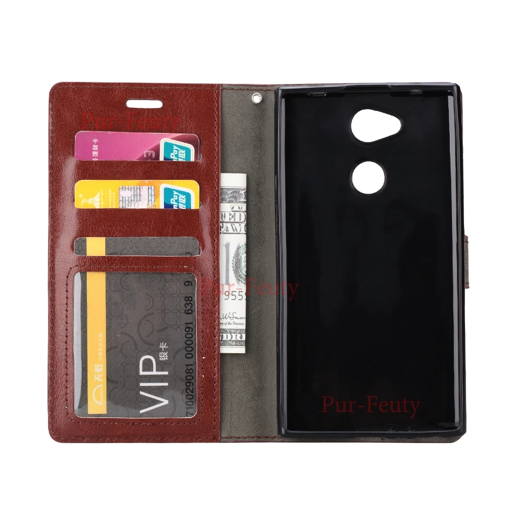 Чехол-книжка для Sony Xperia L2 L 2 LTE H3311 H3321 H4311 кожаный чехол-бумажник телефона XperiaL2 H 3311
