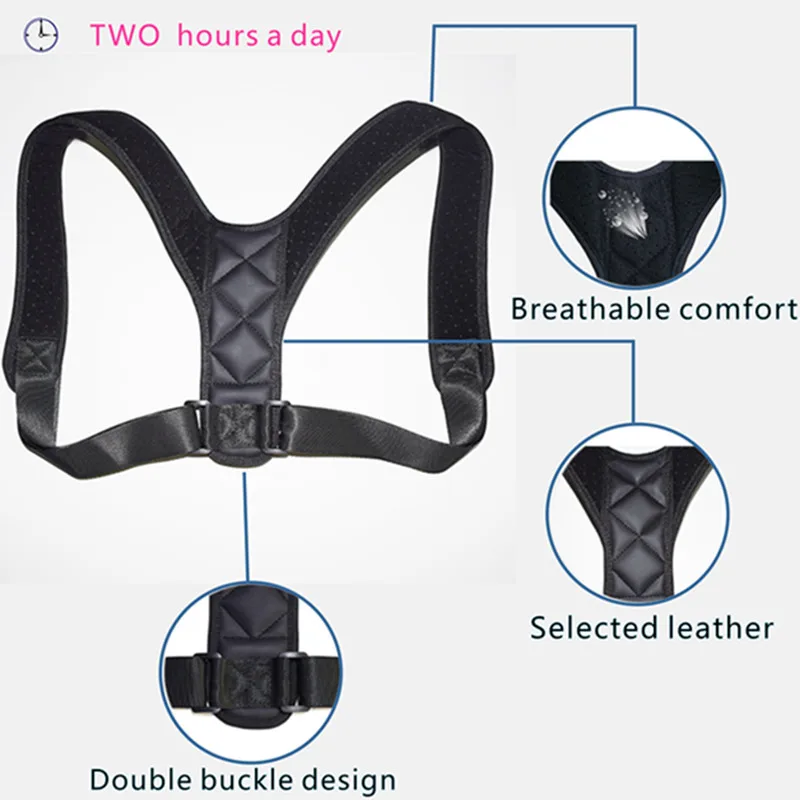 

Posture Correct Belt Corset Back Corrector Clavicle Support Slouching Corrective Posture Correction Spine Braces Supports