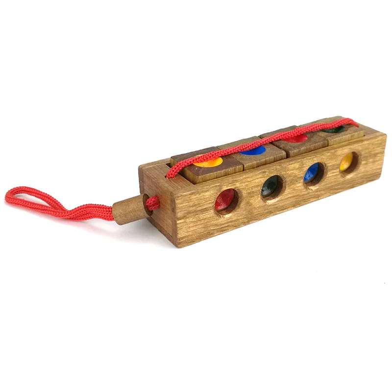 Деревянная игрушка Candywood головоломка для разблокировки ключей Классическая