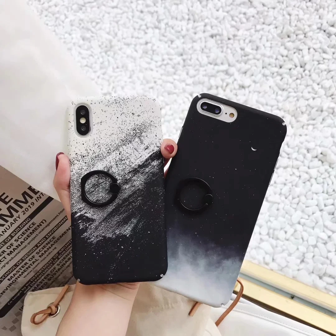 Абстрактный граффити звездное небо Телефон чехол для iPhone 6 S 7 8 Plus X XS MAX XR Скраб