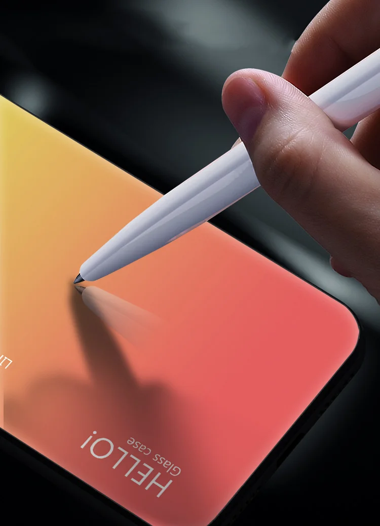Для Meizu Note 9 чехол модные сверхтонкое упрочненное стекло градиент защитный на
