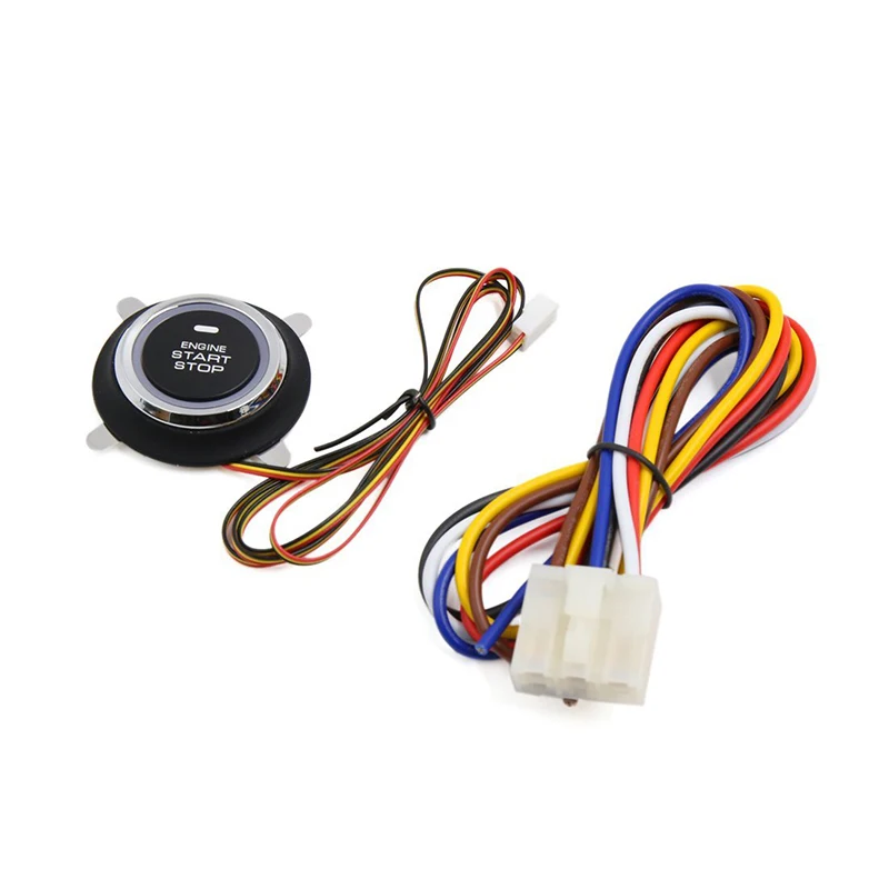 Комплект безопасности вождения автомобиля SUV Двигатель Push Start DC 12 V RFID замок стартер зажигания противоугонные устройства кнопка Start Stop