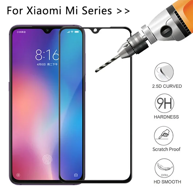 Закаленное стекло для Xiaomi Mi 9 mi9se 8 se Lite защита экрана Redmi 6 6A Note pro 7 7pro прозрачное