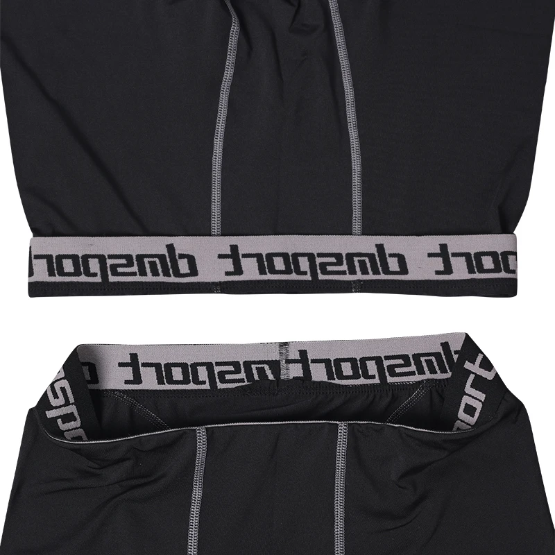 Спортивные беговые трико мужские Компрессионные шорты 2017 спортивные трусы для