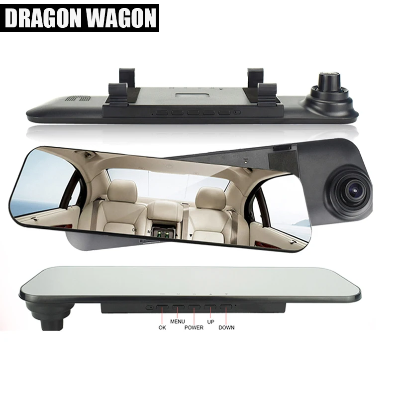 Dash cam зеркало камера заднего вида Двойной тире камеры Эра двойной dashcam full hd dashcamera в