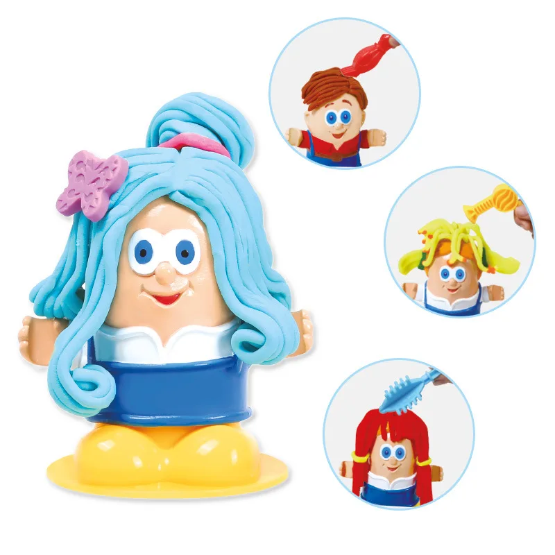 Hairstylist Modeling Clay 3D Color Plasticene DIY Model Tool Set Creative Soft Mud Family Play Educational Toys | Игрушки и хобби