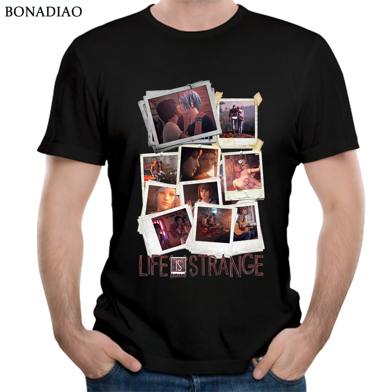 

Life is Strange Tees Novelty Custom Man Stylish Round Collar T Shirt Popular Game T-shirt Big Size Camiseta