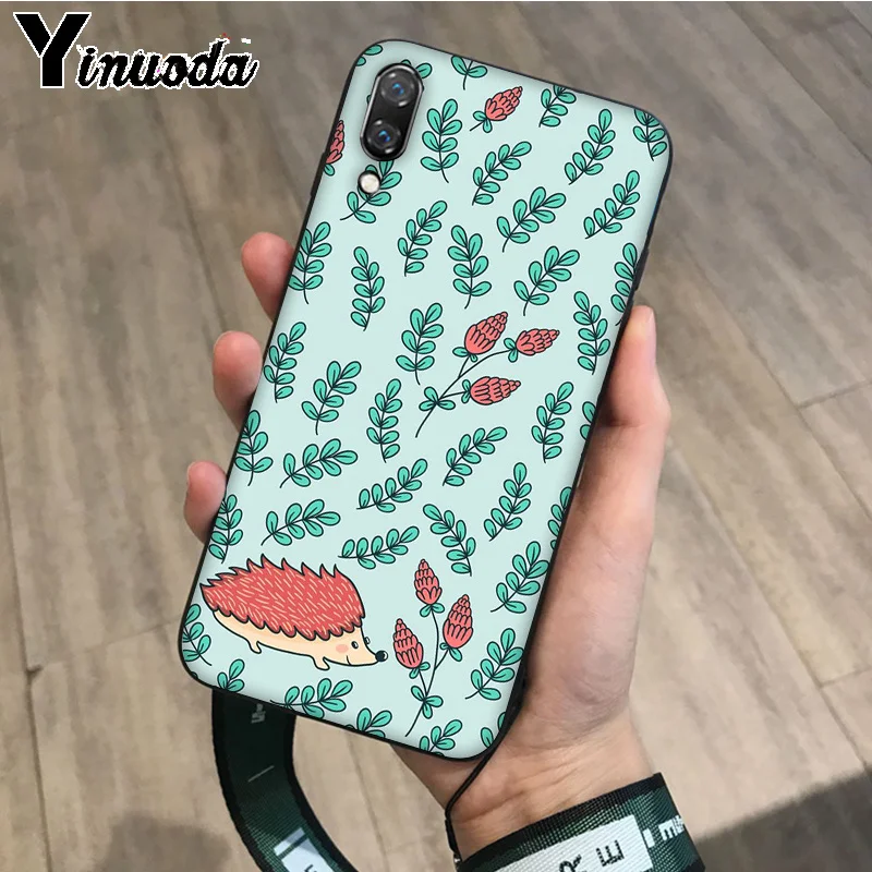 A5 Yinuoda животные Ежик ТПУ Мягкие аксессуары для телефонов чехол для телефона для huawei P10 plus 20 pro P20 lite mate9 10 lite honor 10 View 10 - Цвет: A5
