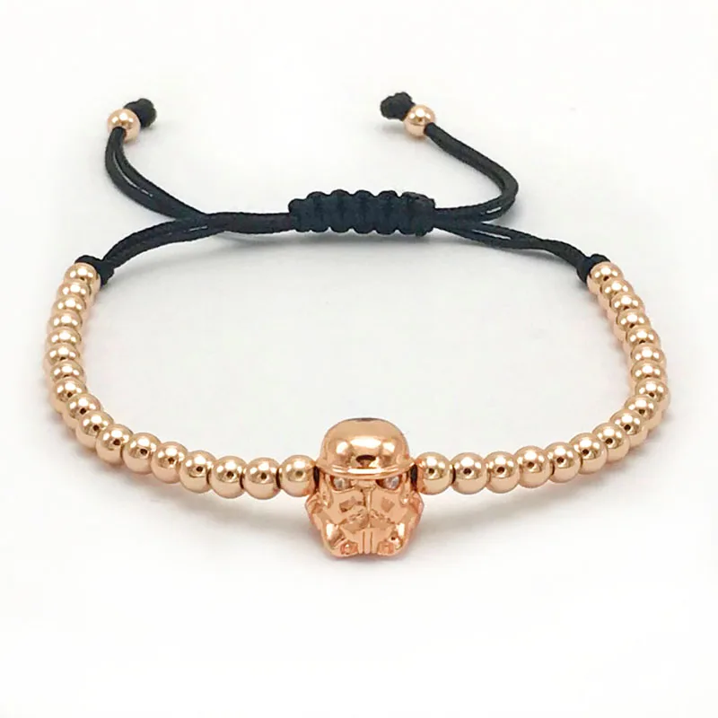 Мужской браслет с кубическим цирконием плетением из Звездных Войн|forever bracelet|charm