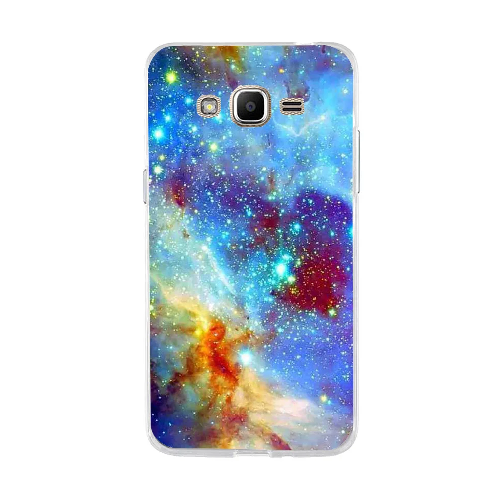 Милый мультфильм мягкий чехол TPU Coque для samsung Galaxy J2 премьер-красочные цветок