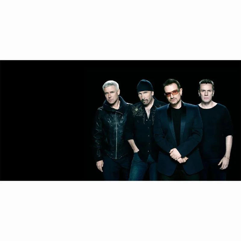 Мужское сушильное полотенце для душа U2 Rock Band Pattern Bamboo Fiber ванной улицы путешествий