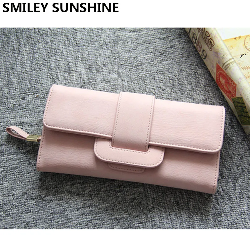 Женский кошелек SMILEY SUNSHINE Длинный высокого качества с отделением для карт | Багаж