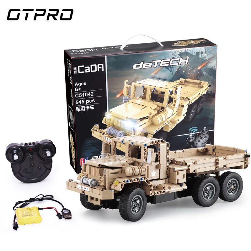 OTPRO Technic серии 545 шт. Defender RC модель внедорожника DIY строительный блок автомобиля