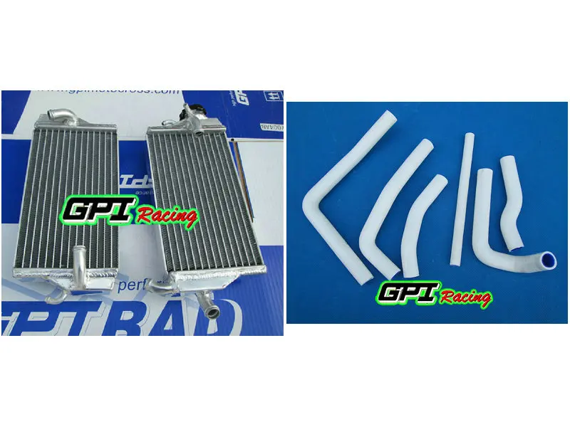 GPI R & L алюминиевый радиатор + шланг для Honda CR250 CR250R CR 250R 2000 2001 00 01|radiator for honda|cr radiatorhonda