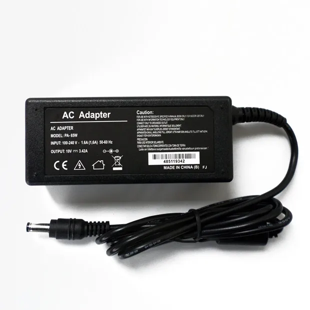 65 Вт AC адаптер Зарядное устройство + Шнур зарядное для ноутбука Разъем Caderno Asus