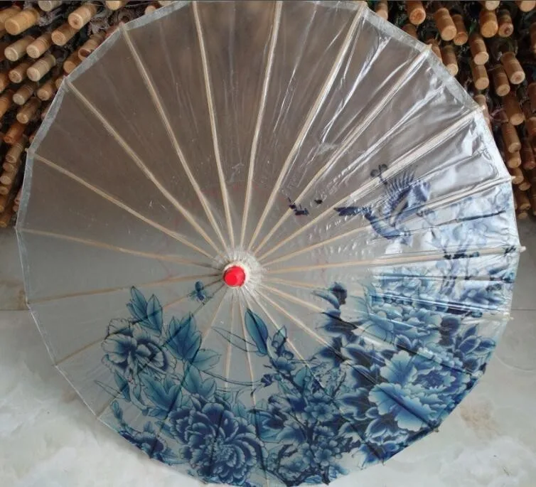 oil paper umbrella 7 Paraguas смазанный бумажный зонтик дождь женский танцевальный зонтик классический Декор зонтик синий и белый фарфор китайский японский стиль - Цвет: oil paper umbrella 7