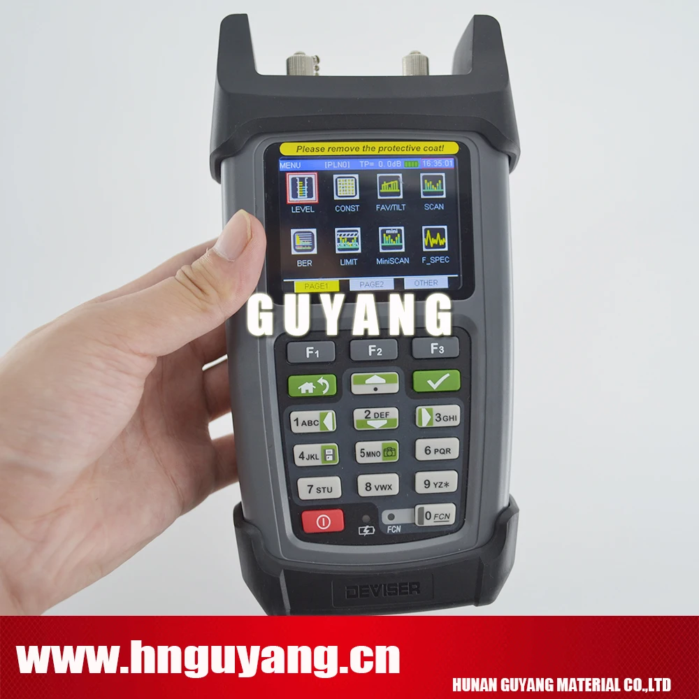 Deviser DS2460Q 5 ~ 1220 МГц QAM аналитический метр Быстрый спектральный анализ с измерением