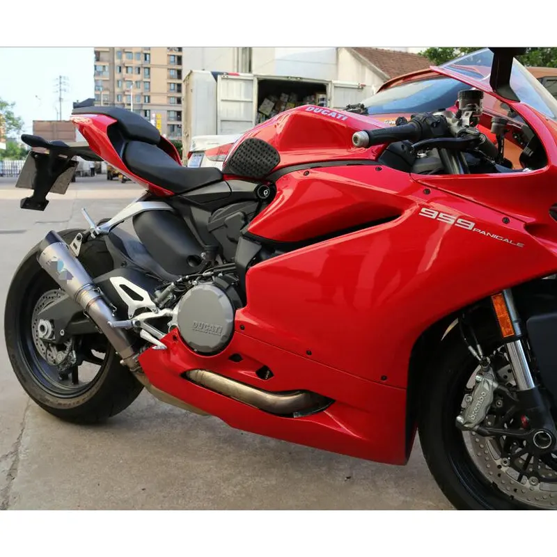 MOKALI из титанового сплава углеродный выхлопной мотоцикл для Ducati 959 escapes echappement moto