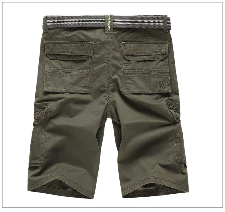 Senlin Jeep Brand 100% Cotton Men's Cargo Shorts Men Casual Beach Work Overall Bermuda Masculina Camouflage Trousers 7720 | Мужская