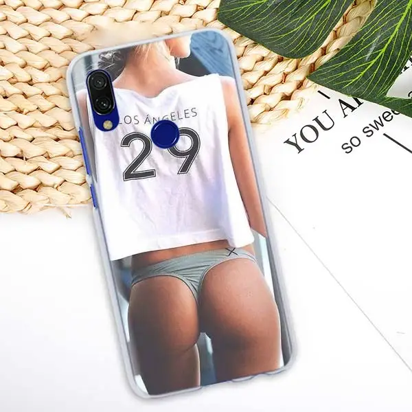 15 Сексуальное нижнее белье бикини для женщин и девушек чехол для Xiaomi Redmi 7 6 6A 5 Plus 5A Note 5 6 7 Pro 4X S2 GO Pocophone F1 чехол - Цвет: 15