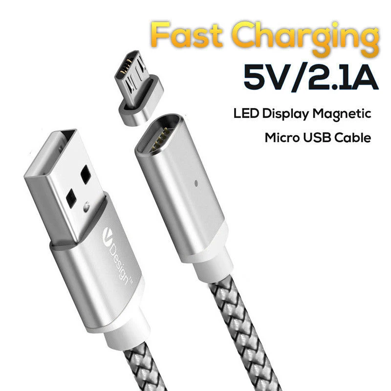 1M 2M 3M 2.1A Magnetic USB-C Type C IOS Micro USB Charger Charging Cable Magnet Plug For Samsung S9 S8 Note8 S7 iPhone 8 7 6 | Мобильные