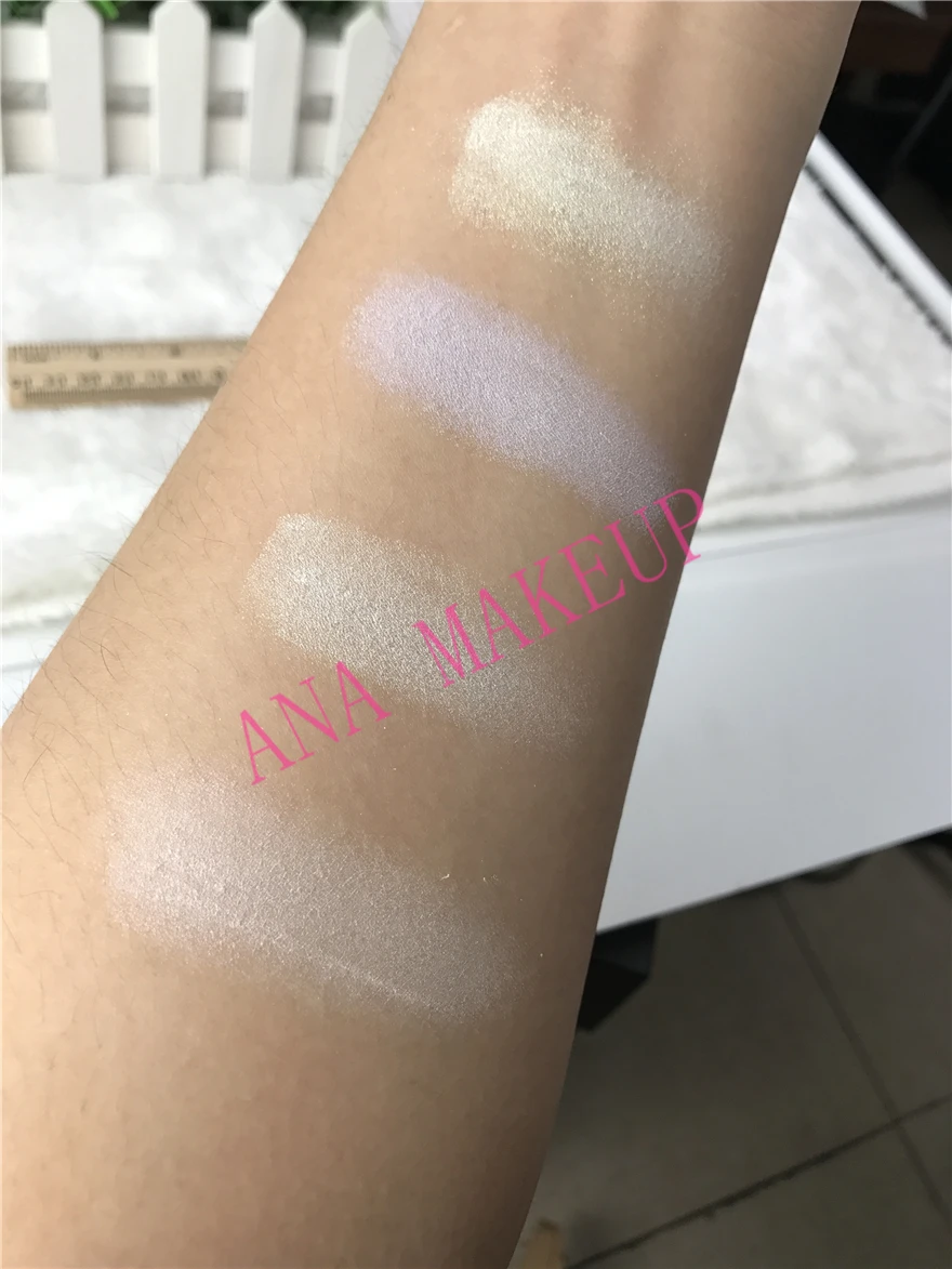 Треугольник 4 Цвета Тени для век макияж Палитра Хайлайтер осветления лица ePacket