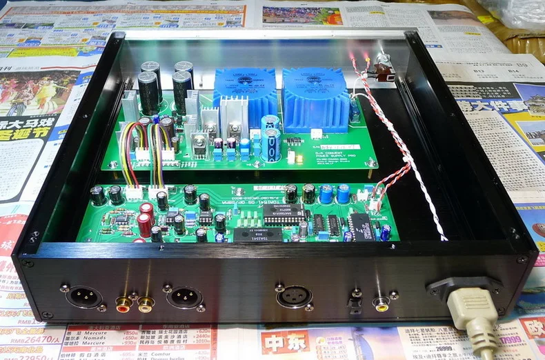 TDA1541 декодер S8 HiFi DAC поддерживает коаксиальный, волоконно-оптический, AES/EBU готовые машины