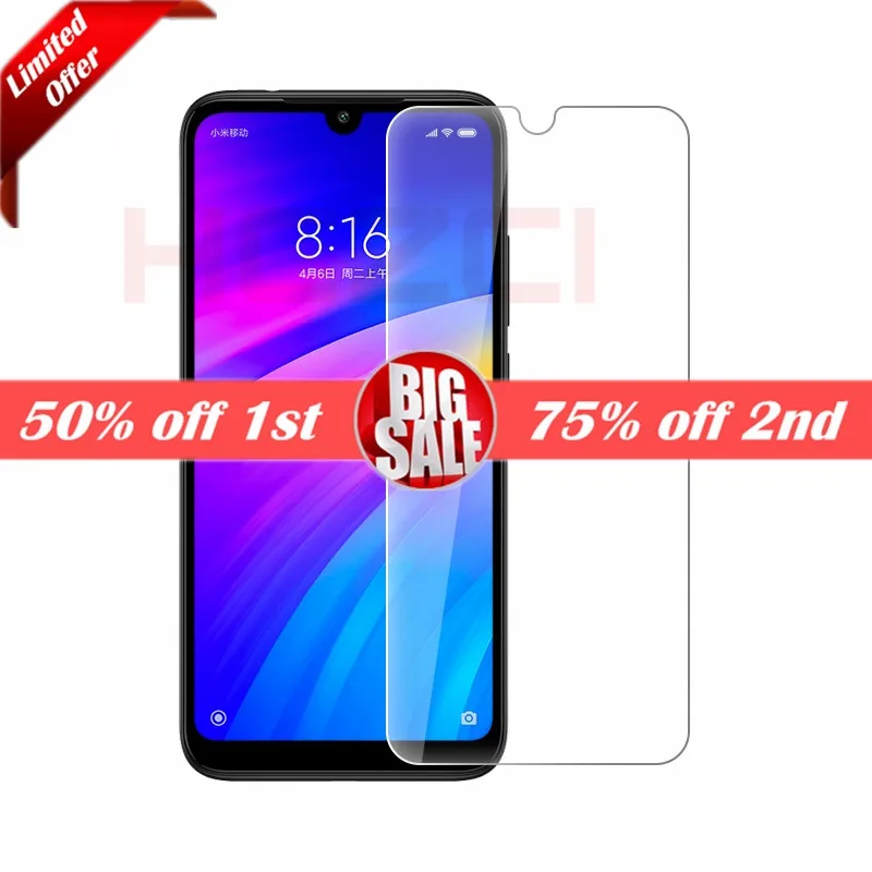 HCZCI для Xiaomi Redmi 7 стеклянный протектор экрана Высокое качество 2.5D 9H HD Закаленное