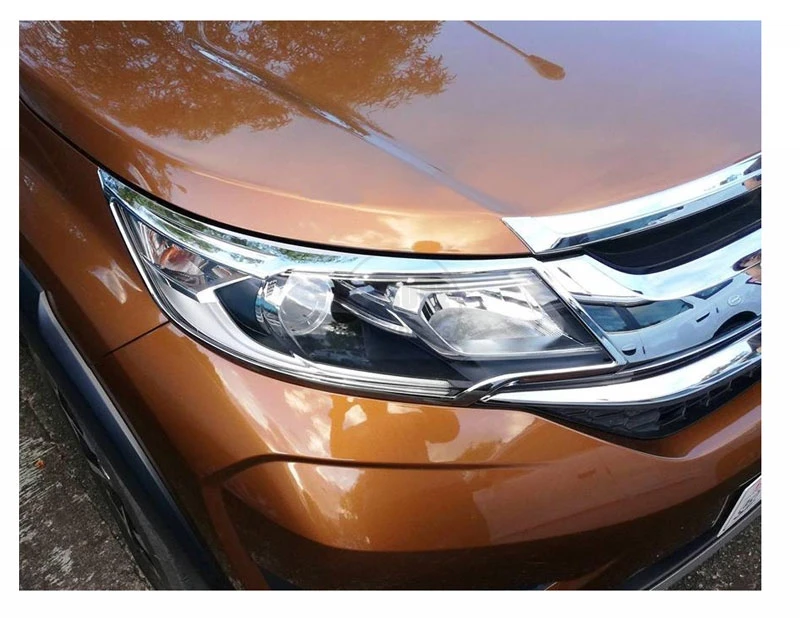 Хромированная крышка головного света для honda BRV ABS наклейка на фару автозапчасти авто аксессуары для honda BR-V YCSUNZ