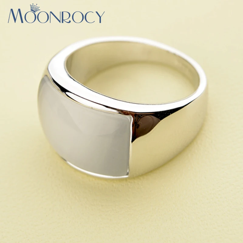 MOONROCY Прямая поставка ювелирные изделия оптовая продажа серебряный цвет кристалл