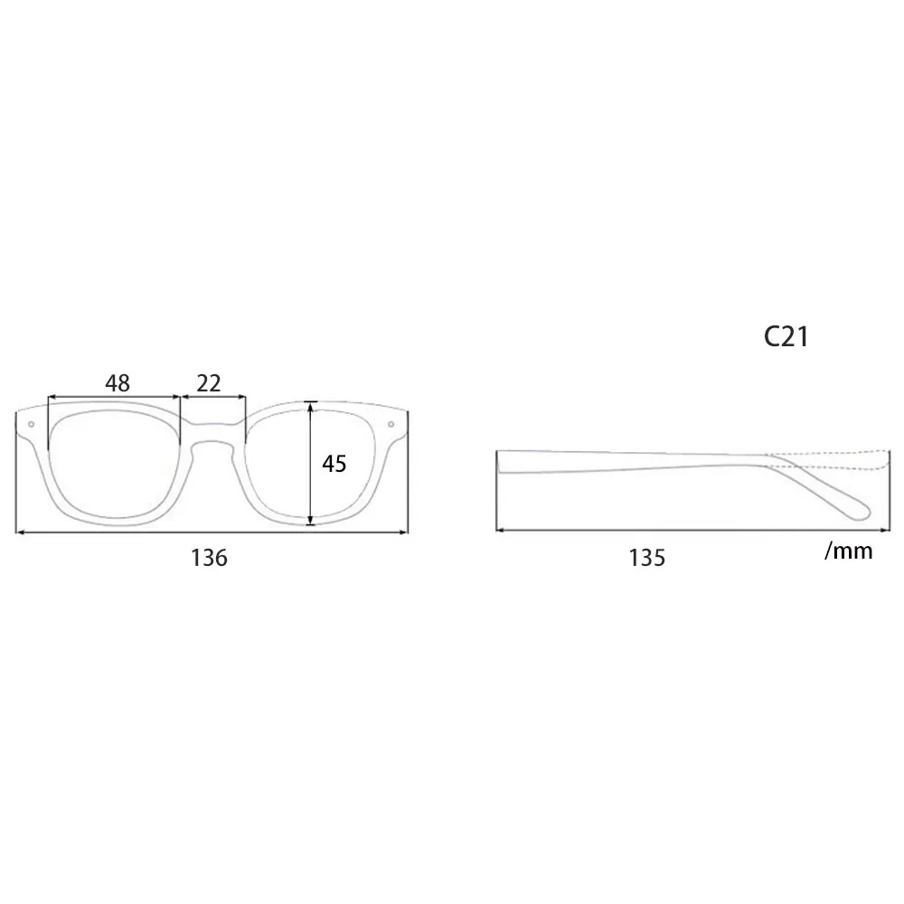 Ретро очки для женщин Близорукость/астигматизм/Пресбиопия |