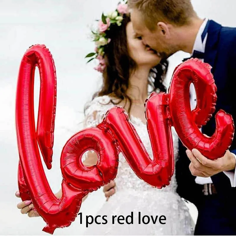 1pcs big love 18 шт 10 дюймов черный, красный белый латексные шары для взрослых День рождения украшения Детские игрушки Воздушные шары для свадьбы Обручение гелиевые шары - Цвет: 1pcs big love