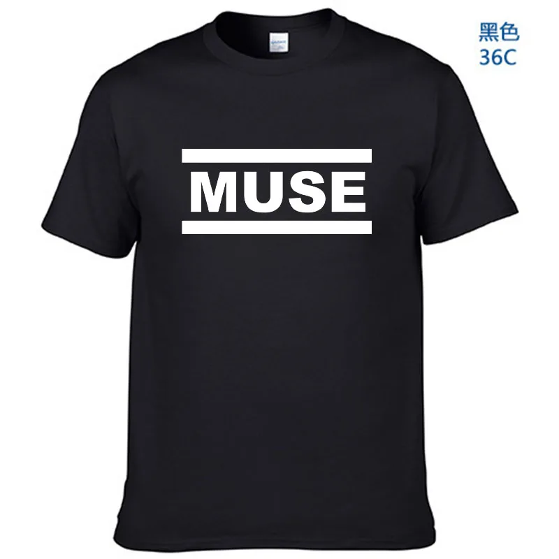 Muse футболки мужские muse летние с коротким рукавом хлопковые топы рок группа