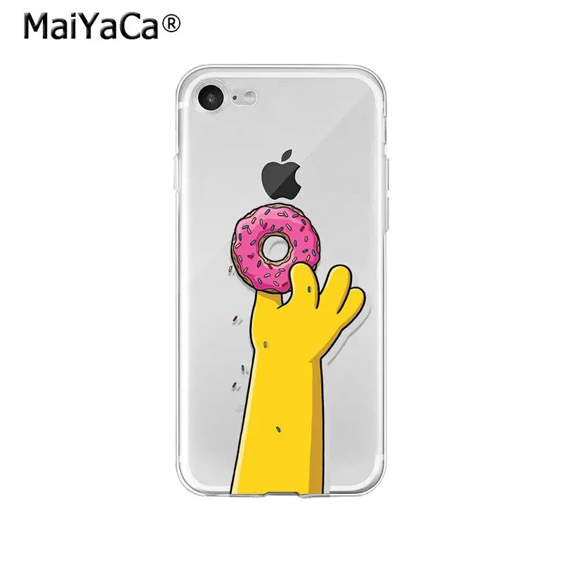 Мягкий силиконовый чехол MaiYaCa для Apple iPhone 8 7 6 6S Plus X XS MAX 5 5S SE XR|Чехлы-накладки| |
