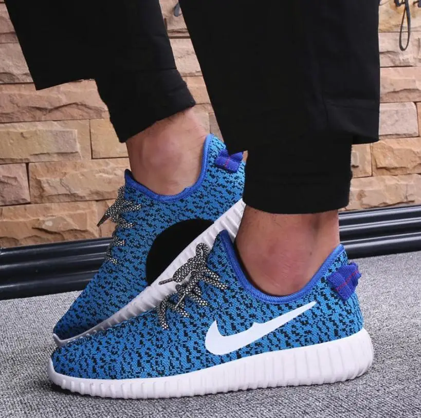 2016 Новая Мода Мужчины Повседневная Обувь Дышащая Серый Черный шнуровке Плоские