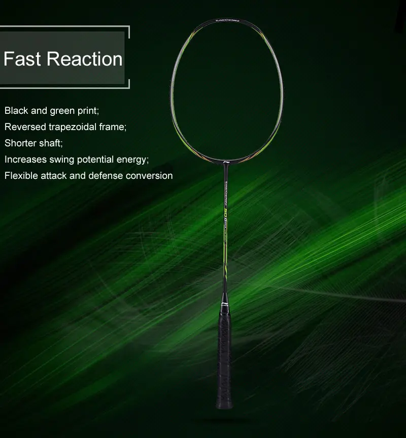 Li-Ning турбо зарядка 50/50D ракетки для бадминтона одна ракетка подкладка профессиональная Спортивная ракетка AYPM316(AYPM408)/AYPP036 ZYF241