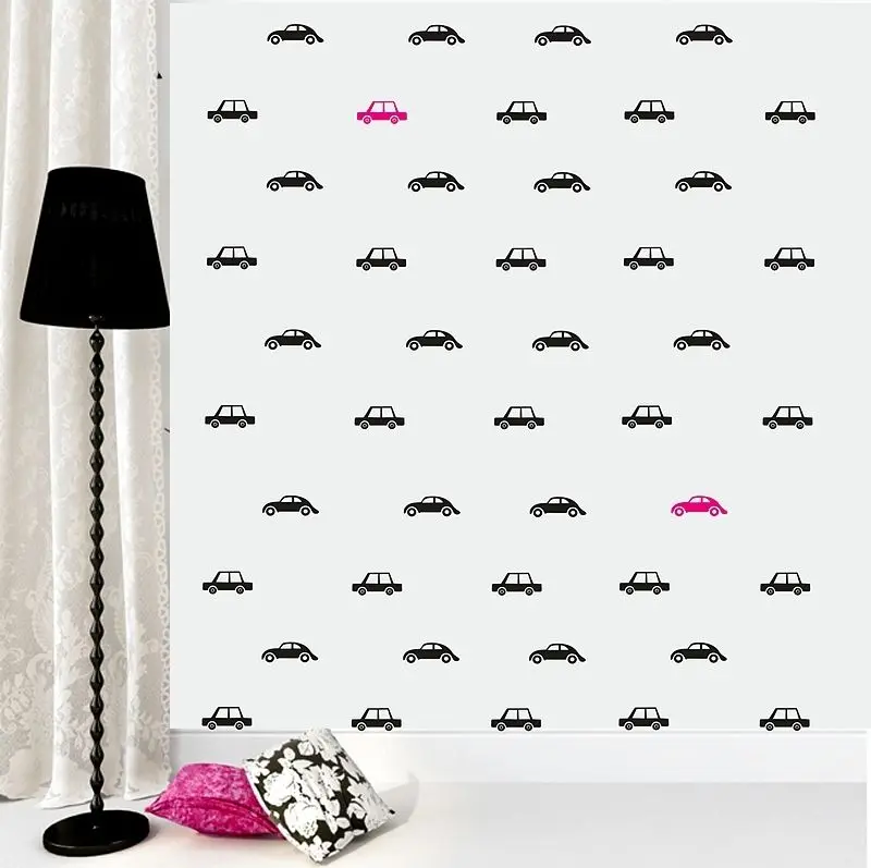 24 шт. наклейки на стену такси для детской комнаты мальчиков спальни настенные