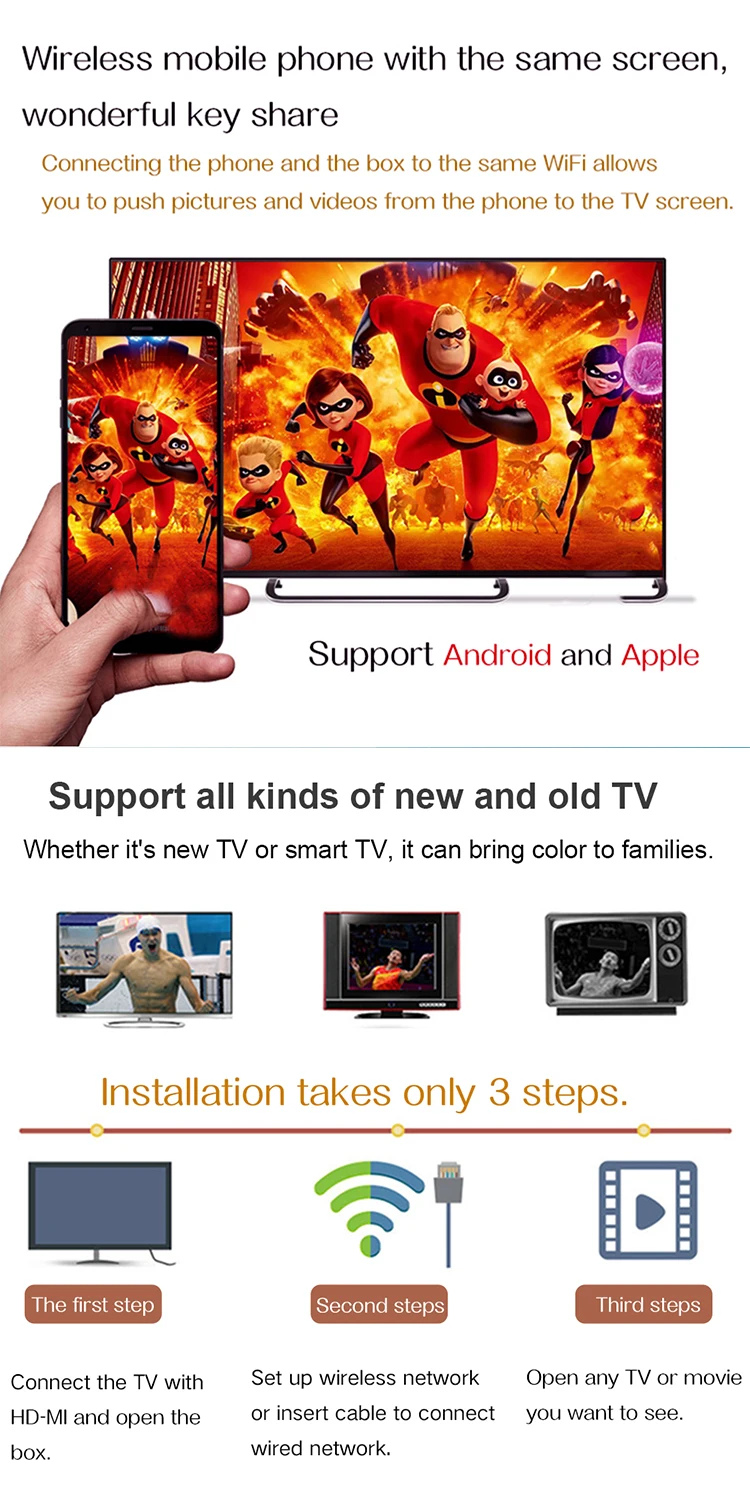 Android 9,0 tv Box Q Plus 4G 32G Allwinner H6 IP tv box Французский Немецкий Italia nederland Португалия Испания Европа ip tv Box