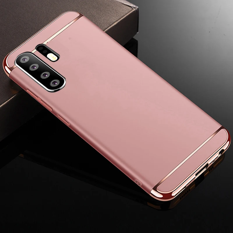 rose gold YUETUO жесткий пластиковый чехол на заднюю панель телефона, чехол, чехол для huawei p30 pro lite nova 4e p 30 p30pro p30lite аксессуары - Цвет: rose gold