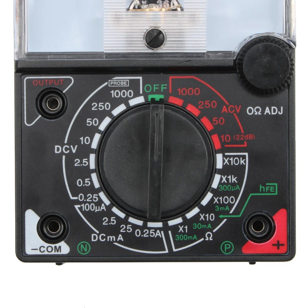 YX-360TR тестер напряжения тока сопротивления аналоговый мультиметр инструмент