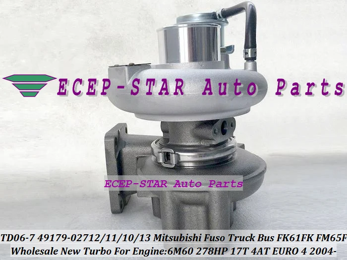 TD06-7 49179-02710 49179-02713 ME303063 ME304031 ME445047 турбо для Mitsubishi Fuso Truck Bus различные вилочные