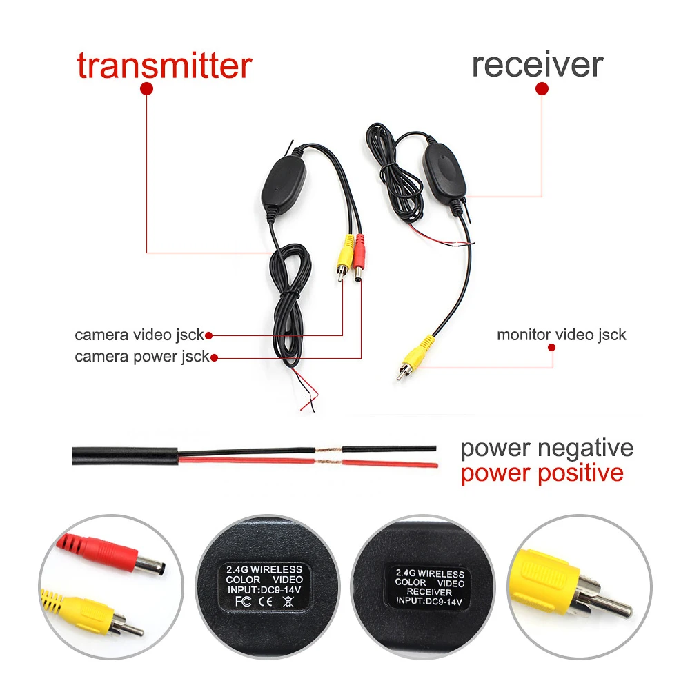Беспроводная камера заднего вида для парковки автомобиля DVD RCA 2 4 приемник
